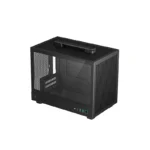 DeepCool CH160 Black Mini-ITX case with mesh airflow panels