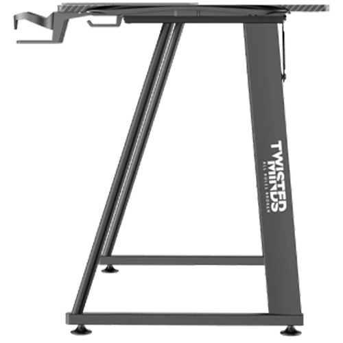 Twisted Minds A-Shaped RGB Gaming Desk – Carbon Fiber - Image 2