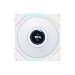 Lian Li LCD Case Fan Reverse Blade 120mm White for PCs