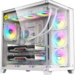 Mercury R425PRO Case – White RGB Mid-Tower Gaming Case