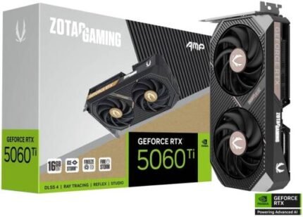 ZOTAC RTX5060Ti AMP 16GB Powerful Gaming Graphics Card