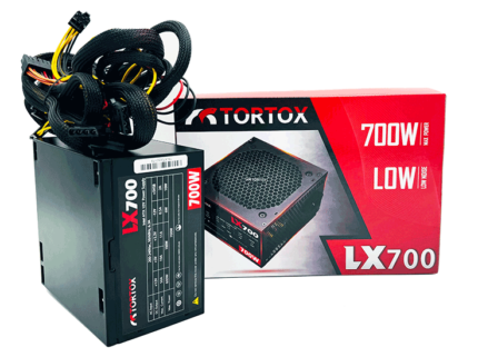 Tortox 700W PSU LX700-TX231101 Black Power Supply for Gaming PCs
