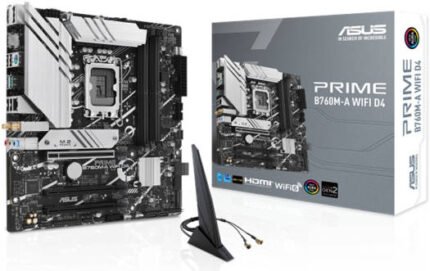 PRIME B760M WIFI D4 Motherboard – DDR4, PCIe 4.0, Wi‑Fi 6