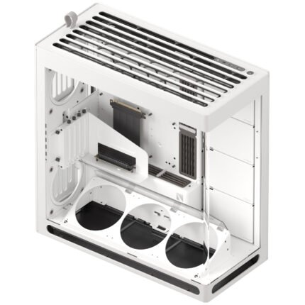 CASE HAVEN HS-420 White Gaming Case with VGPU Setup