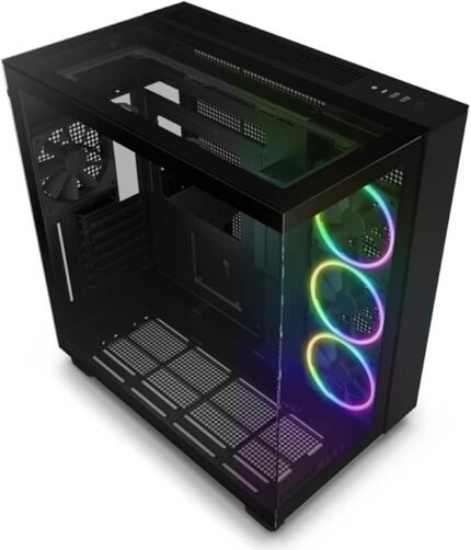NZXT H9 Elite Black Premium RGB Gaming Case | Dual-Chamber