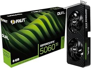 PALIT RTX 5060 Ti DUAL 8GB Graphics Card for Gaming