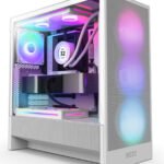 NZXT H5 Flow White Compact Airflow Case | ATX Mid-Tower