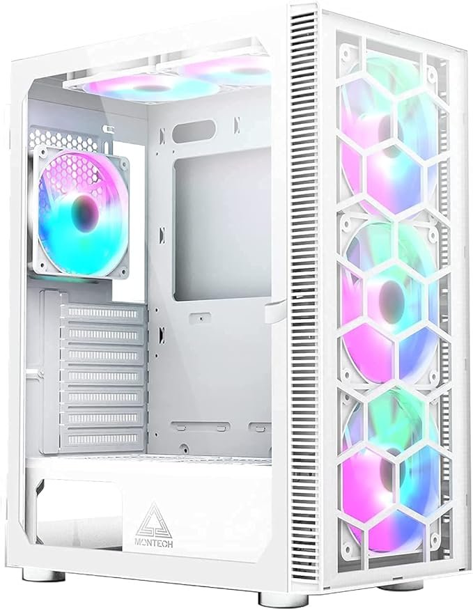 MONTECH X3 White Mid-Tower Case | Budget Gaming PC Build