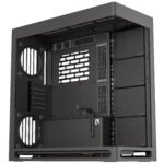 "CASE HAVEN HS-420 black multi-GPU gaming case with high-airflow design and LED front panel"