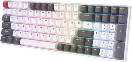 RK100 Tri Mode Keyboard RGB Hot-Swappable –Smooth Gaming
