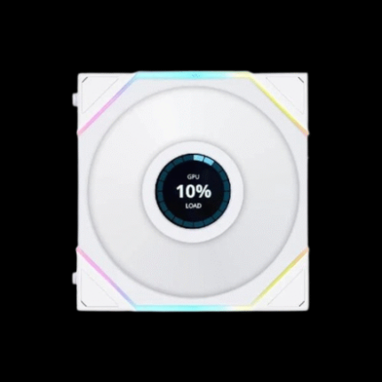 Lian Li TL LCD 120mm White Wireless Fan Single with RGB and LCD display
