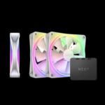 NZXT F120RGB Duo 120mm White Case Fans Pack of 3