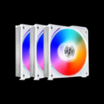 Lian Li UNI Fan AL120 White 3 Pack RGB Fans