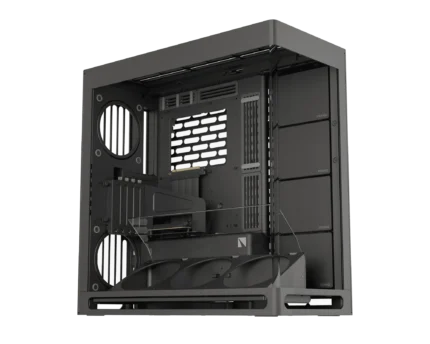 HS-420 VGPU Edition Black – Interior Layout and Cooling Support