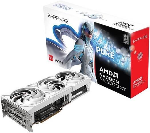 VGA SAPPHIRE RX 9070XT PURE OC 16GB – Gaming GPU