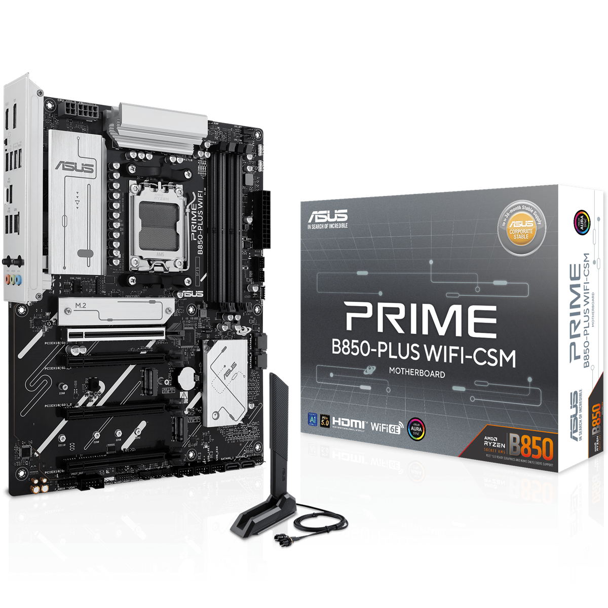 PRIME B850-PLUS WIFI-AE Motherboard for High-Speed Gaming