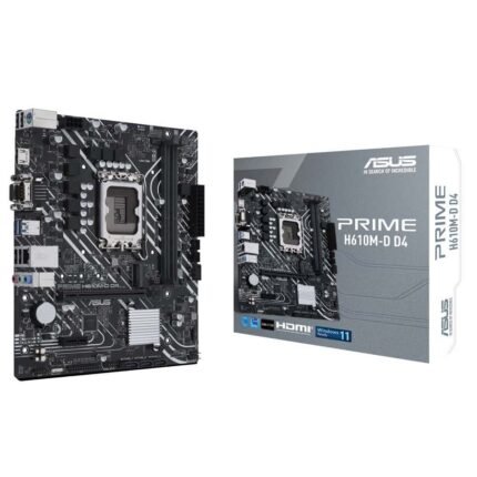 PRIME H610M D4 Motherboard – DDR4, LGA1700, micro-ATX