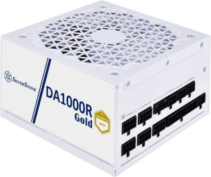 SilverStone 1000W PSU White–DA1000R Gold 5.0 High-Efficiency