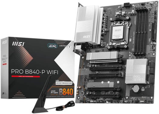 MSI PRO B840-P WIFI Motherboard – AMD AM5 High-Speed