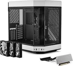 HYTE Y60 Gaming PC Case with tempered glass panels, high airflow, and RGB support
