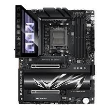 ASUS ROG CROSSHAIR X870E HERO AM5 ATX motherboard front view for AMD Ryzen 7000 series