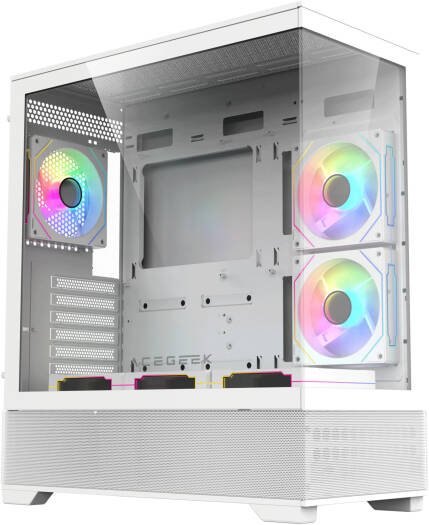 Cruiser L460 White Gaming Case – Mid-Tower ATX