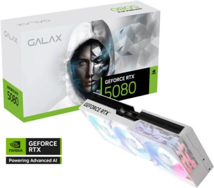 VGA GALAX RTX5080 16GB WHITE OC – Premium Gaming GPU