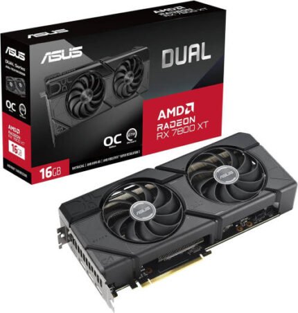 ASUS RX 7800 XT Dual OC 16GB Graphics Card|Ultimate Gaming