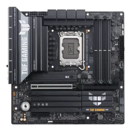 ASUS TUF B860M WIFI motherboard with DDR5, PCIe 5.0, Wi-Fi 7 for gaming PC
