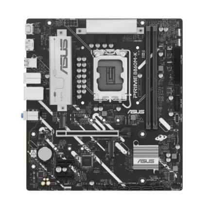ASUS PRIME B860M-K-AE mATX motherboard DDR5 PCIe 5.0 Wi-Fi 6E for gaming PC