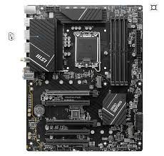 MSI PRO B760M-P DDR5 motherboard supporting Intel 12th & 13th Gen CPUs with WiFi and reinforced PCIe slots