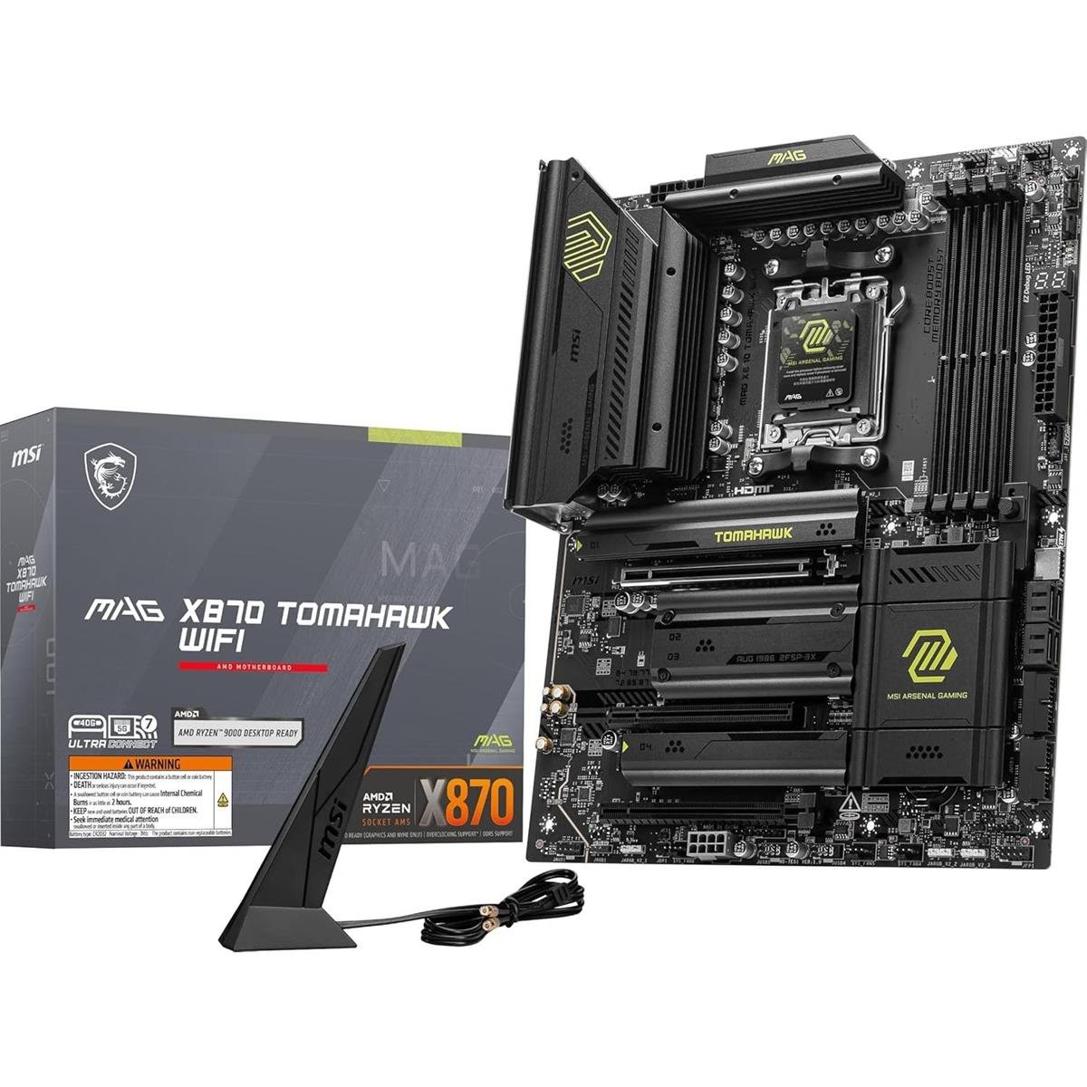 MSI MAG X870 Tomahawk AM5 Motherboard with WiFi