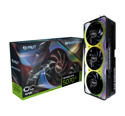 VGA PALIT RTX 5070TI GAMEROCK OC 16GB – Gaming GPU
