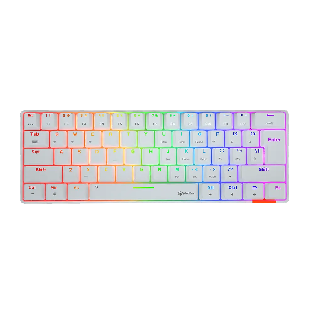 Meetion MT-MK005BT Keyboard – Wireless Gaming White - Image 2