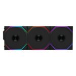 Lian Li TL LCD Wireless 120mm Fan – 3-Pack Black