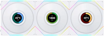 Lian Li TL LCD White 120mm Wireless Fan – Pack of 3