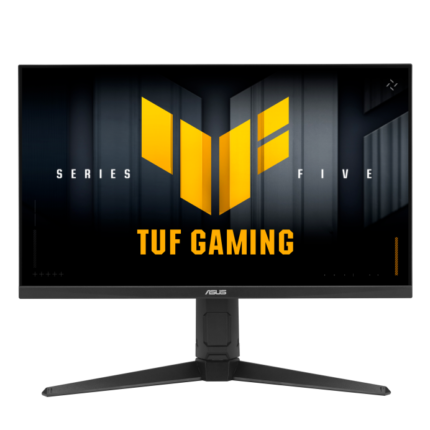 “ASUS VG27AQL5A gaming monitor on desk with high-refresh IPS display”