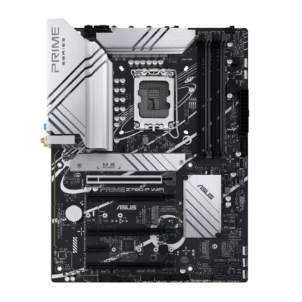 "ASUS PRIME Z790-P WIFI motherboard LGA1700 ATX front view"