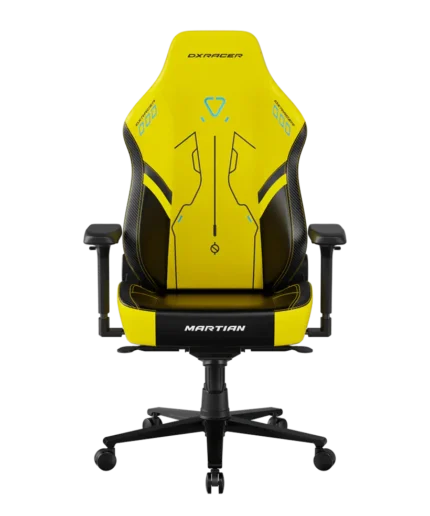 DXRacer Martian Gaming Chair in Black and Yellow