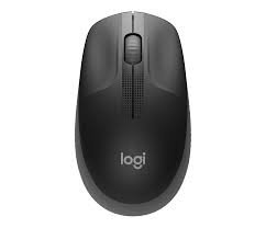 Logitech M190 Wireless Mouse Black Ergonomic Design