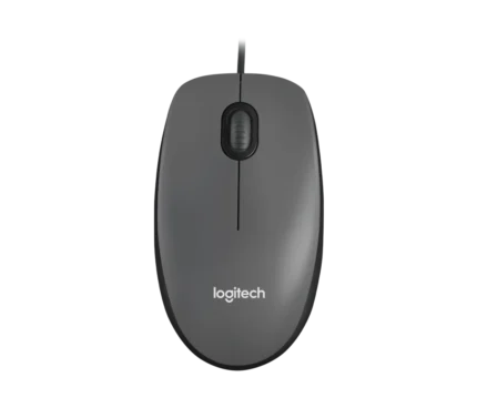 Logitech M100 USB Wired Mouse Black