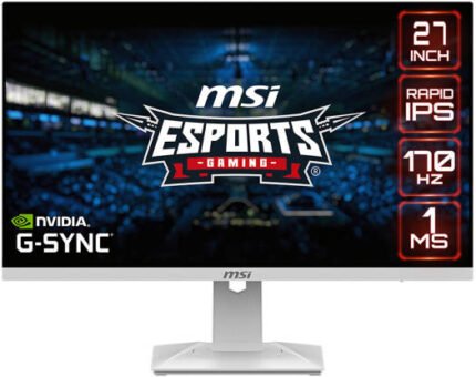 MSI G274QRFW 27 inch gaming monitor white IPS display