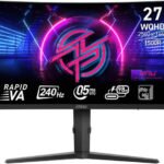 MSI MPG 275CQRXF 27 inch curved QHD 240Hz gaming monitor