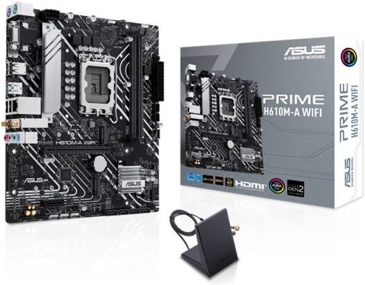 PRIME H610M-A WIFI Micro-ATX DDR4 PCIe 4.0 LGA1700 Motherboard