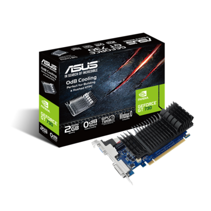 ASUS GeForce GT 730 Silent 2GB low profile graphics card
