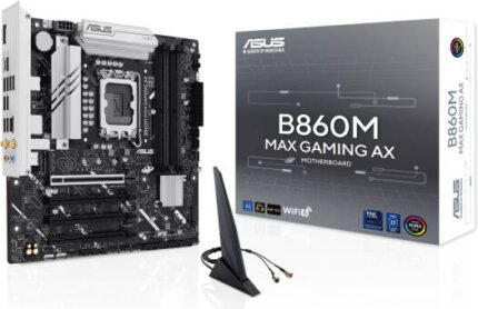 B860M MAX GAMING AX Micro-ATX DDR5 PCIe 5.0 WiFi 7 Motherboard