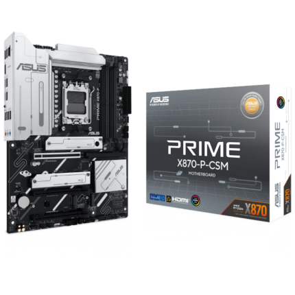 ASUS PRIME X870-P AM5 ATX motherboard with DDR5 and PCIe 5.0