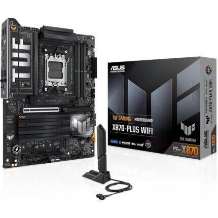 ASUS TUF Gaming X870-PLUS WiFi ATX motherboard with PCIe 5.0
