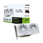 ASUS Dual RTX 5060 Ti 16GB White gaming graphics card