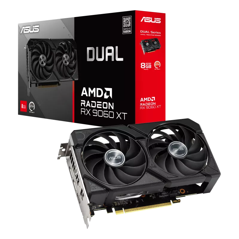 ASUS Dual RX 9060 8GB gaming graphics card